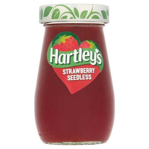 Hartleys Best Strawberry Seedless Jam 340G