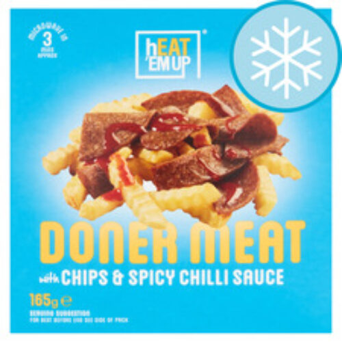 Heat Em Up Doner Meat & Chips 165G