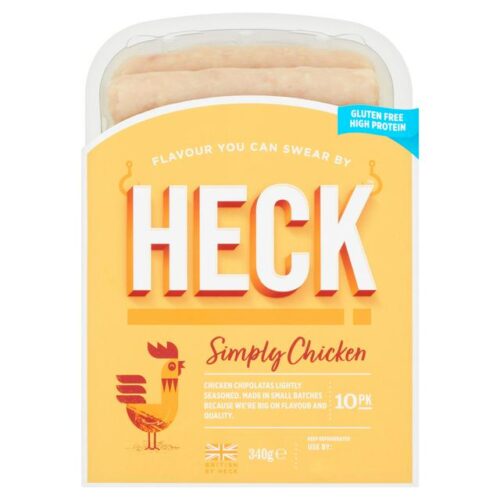 Heck Simply Chicken Chipolatas 340G