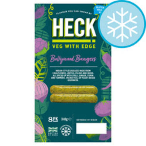 Heck Vegetable With Edge Bollywood Bangers 8Pk 340G