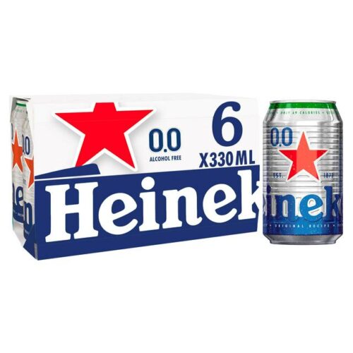 Heineken 0.0 Alcohol Free Lager 6X330ml