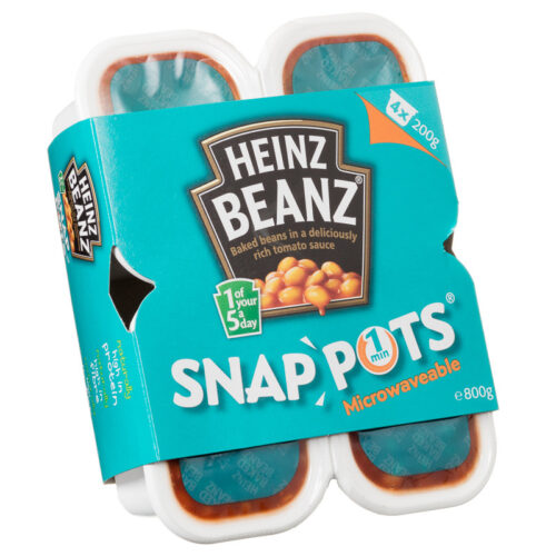 Heinz Baked Beans Snap Pots 4X200g