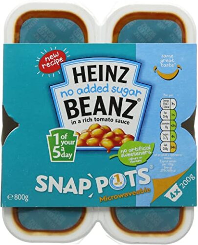 Heinz Baked Beans No Added Sugar 4 Pack 4 X 200G