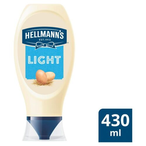 Hellmann’s Light Squeezy Mayonnaise 430Ml