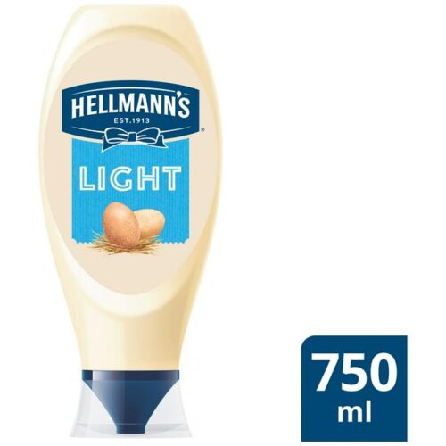 Hellmann’s Light Squeezy Mayonnaise 750Ml