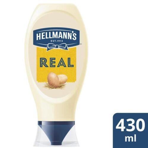 Hellmann’s Real Squeezy Mayonnaise 430Ml