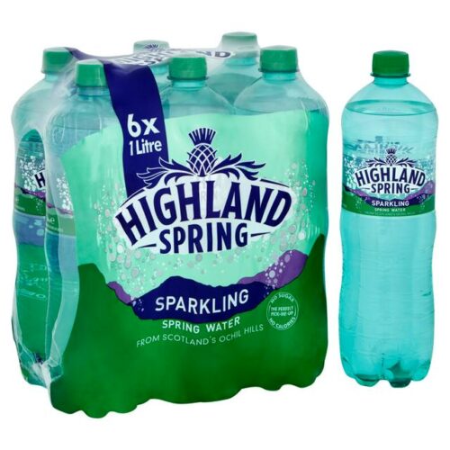 Highland Spring Sparkling Water 6 X 1L