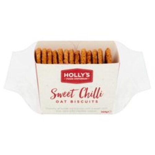 Holly’s Food Emporium Sweet Chilli Oat Biscuits 144G