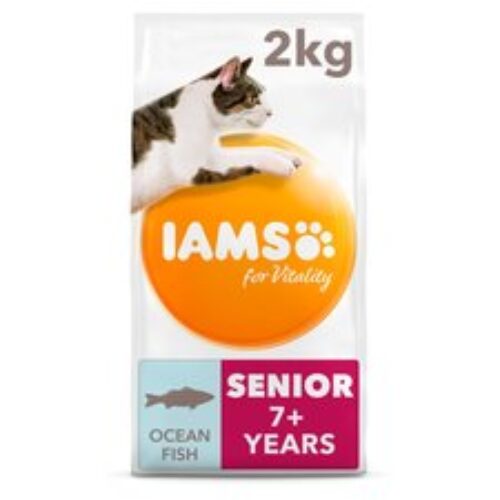 Iams Senior 7+ Cat Food With Ocean Fish 2Kg