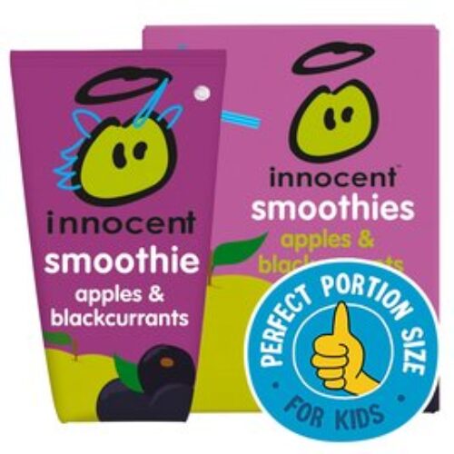 Innocent Kids Smoothies Apple & Blackcurrant 4X150ml