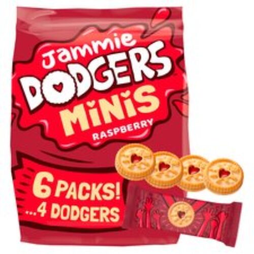 Jammie Dodger Minis 6 X 20G