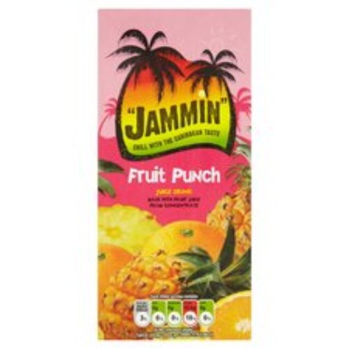 Jammin Fruit Punch Juice Drink 1 Litre