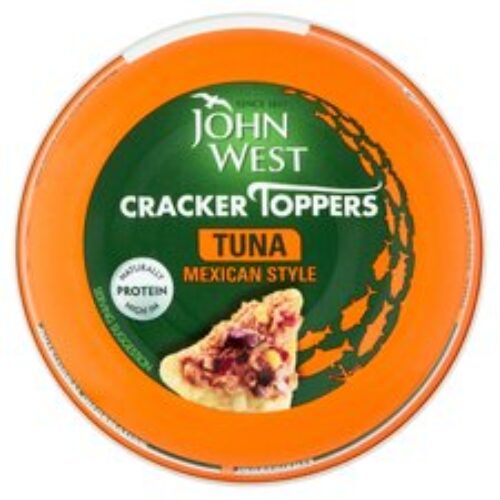 John West Cracker Toppers Tuna Mexican Style 80G