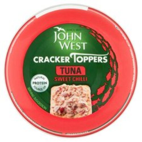 John West Tuna Cracker Toppers Sweet Chilli 80G