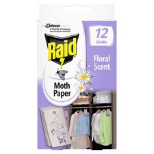 Johnson Raid Moth Paper 12 Pack