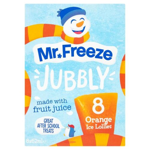 Mr Freeze Jubbly Orange 8X62ml