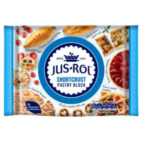 Jus Rol Shortcrust Pastry Block 500G