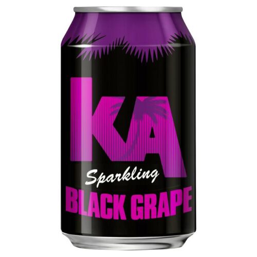 K.A. Sparkling Black Grape Soda Can 330Ml