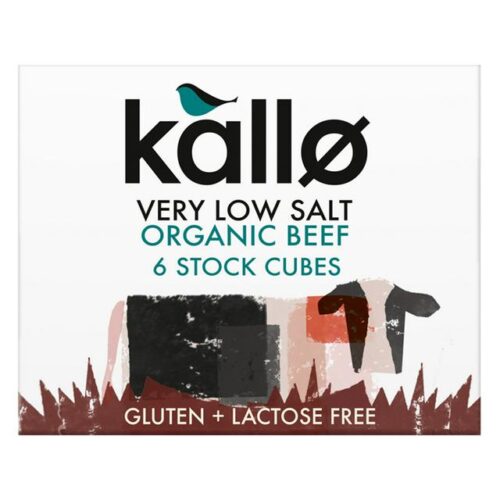 Kallo Very Low Salt Stock Cubes Beef 48G