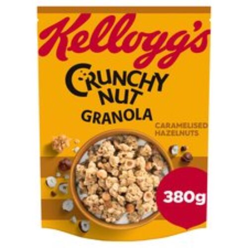 Kellogg’s Crunchy Nut Caramelised Granola 380G