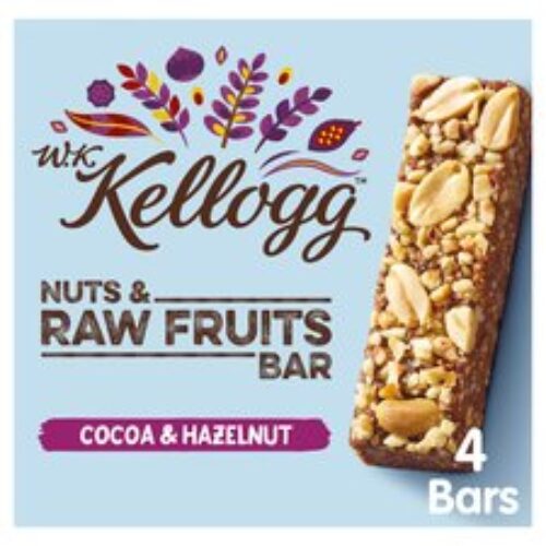 Kellogg’s Wkk Cocoa & Hazelnut Bar 3X40g