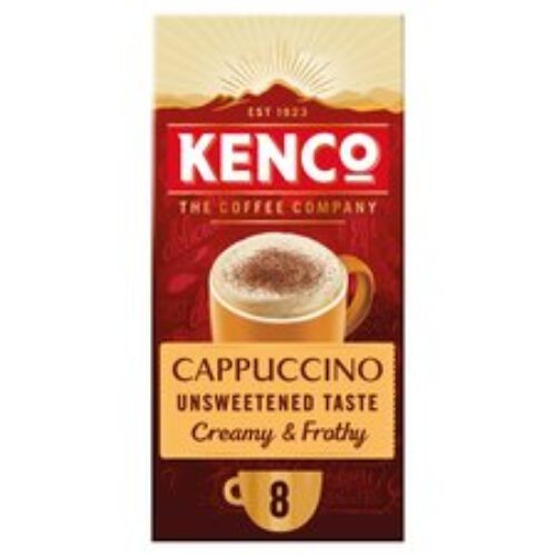 Kenco Unsweetened Cappuccino 8 Sachets 112G