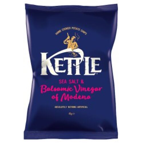 Kettle Sea Salt & Balsamic Vinegar crisps 40g