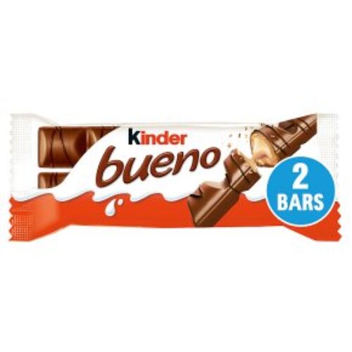 Kinder Bueno Milk Chocolate and Hazelnuts Wafer 43g