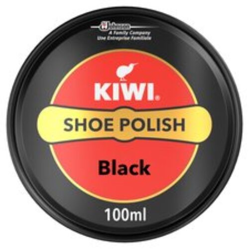 Kiwi Leather Shoe Polish Black 100Ml