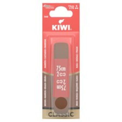 Kiwi Round Brown Laces 75Cm/5 Hole