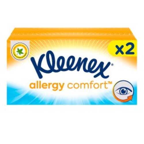 Kleenex Allergy Comfort Tissues 56 Sheets X 2