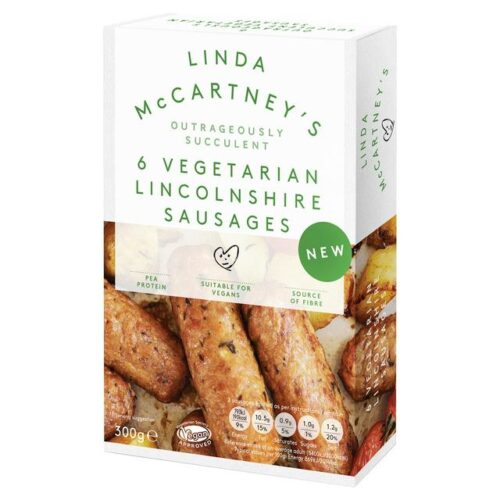 Linda Mccartneys Vegetarian Lincolnshire Sausages 6S 300G