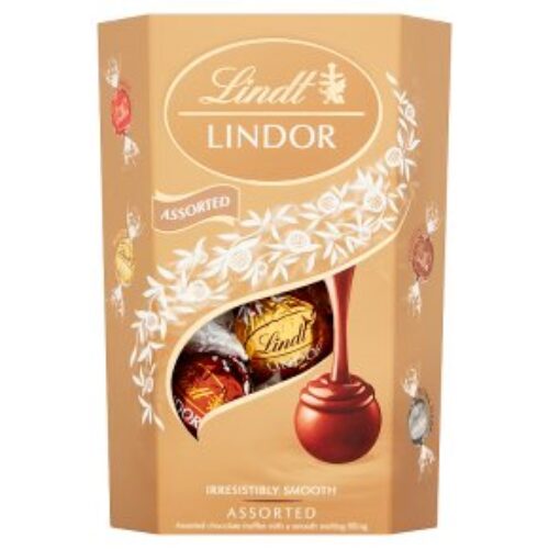 Lindt Lindor Assorted Chocolate Truffle Carton 337G