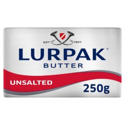 Lurpak Unsalted Block Butter 250G