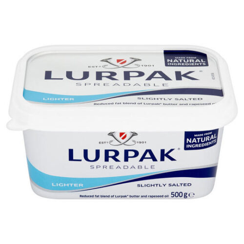 Lurpak Lighter Slightly Salted Spreadable 500G