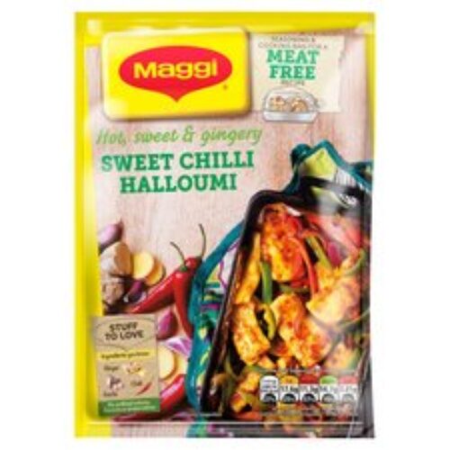 Maggi Meat Free Sweet Chilli Halloumi Recipe Mix 44G