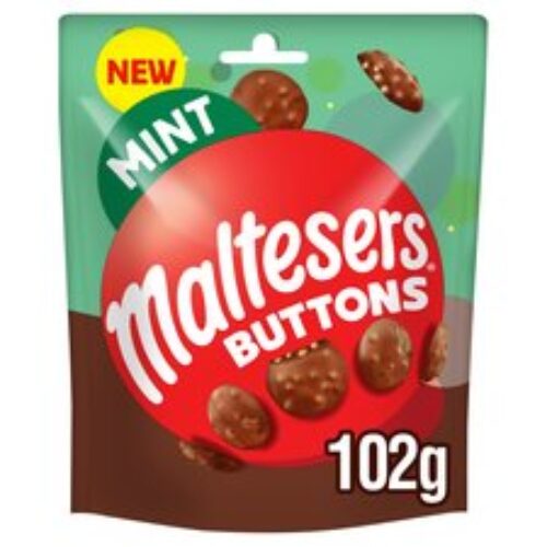 Maltesers Buttons Mint Chocolate Pouch 102G