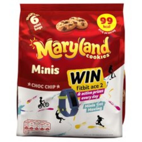 Maryland Cookies Chocolate Chip Minis 6 Bags 118.8G