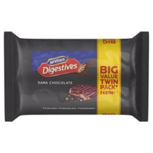 Mcvities Dark Chocolate Digestive Twin 2X316g