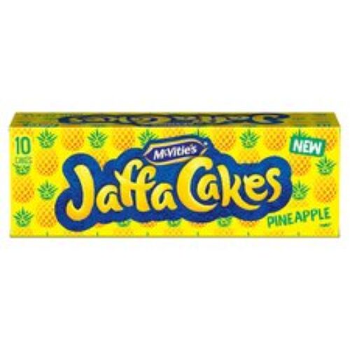 Mcvitie’s Jaffa Cakes Pineapple Flavour 10 Pack