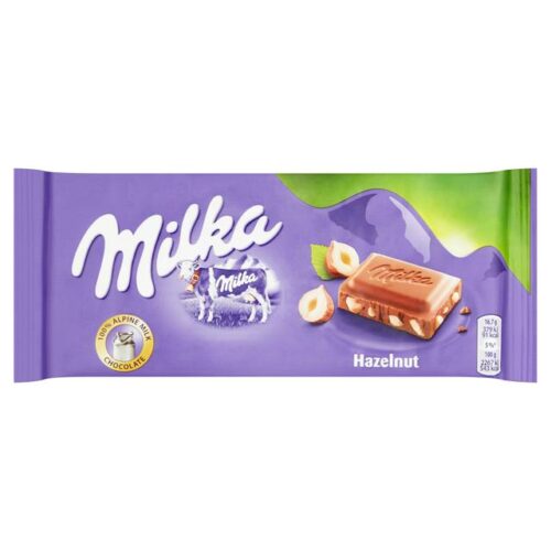 Milka Chocolate Hazelnut Bar 100G