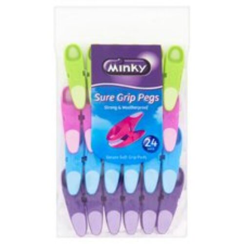 Minky Sure Grip Pegs 24 Pack