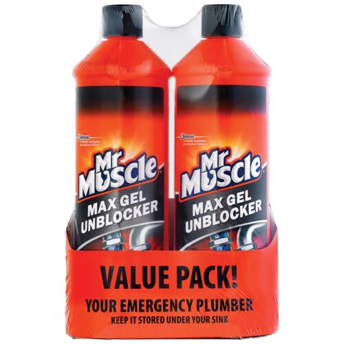 Mr Muscle Max Gel Unblocker 2 X 1000Ml