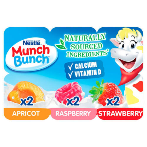 Munch Bunch Fruit Fromage Frais 6X42g