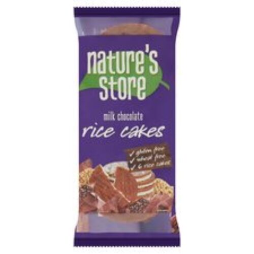 Nature’s Store Free From Milk Chocolate Rice Cakes 100G