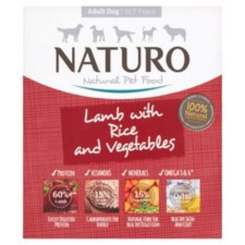 Naturo Adult Lamb & Rice With Vegetable 400G