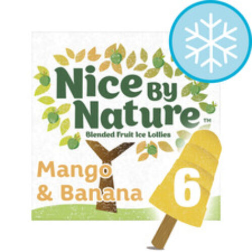 Nice By Nature Mango & Banana Lollies 6X40ml