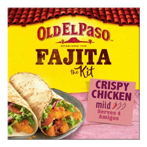 Old El Paso Crispy Fajita Dinner Kit 555G