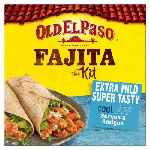 Old El Paso Extra Mild Fajita Dinner Kit 476G