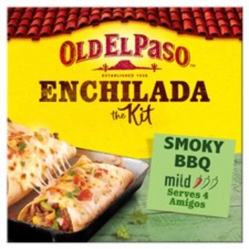 Old El Paso Smoky Bbq Enchilada Kit 470G